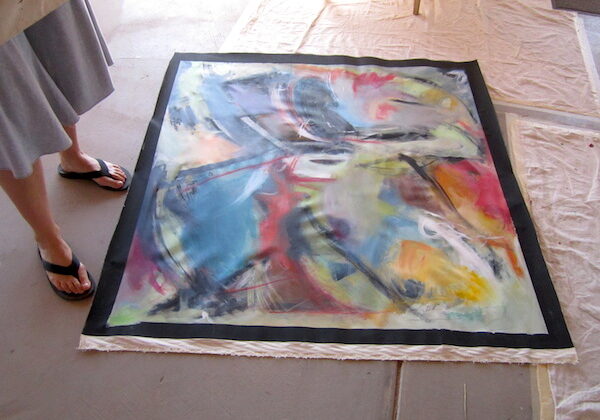 painting on ground